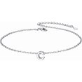 thumbnail image 1 of czcpp-925 Sterling Silver Initial Ankle Bracelets for Women, Simple Dainty Letter Initial Anklets Beach Foot Chain Alphabet Jewelry, 1 of 4