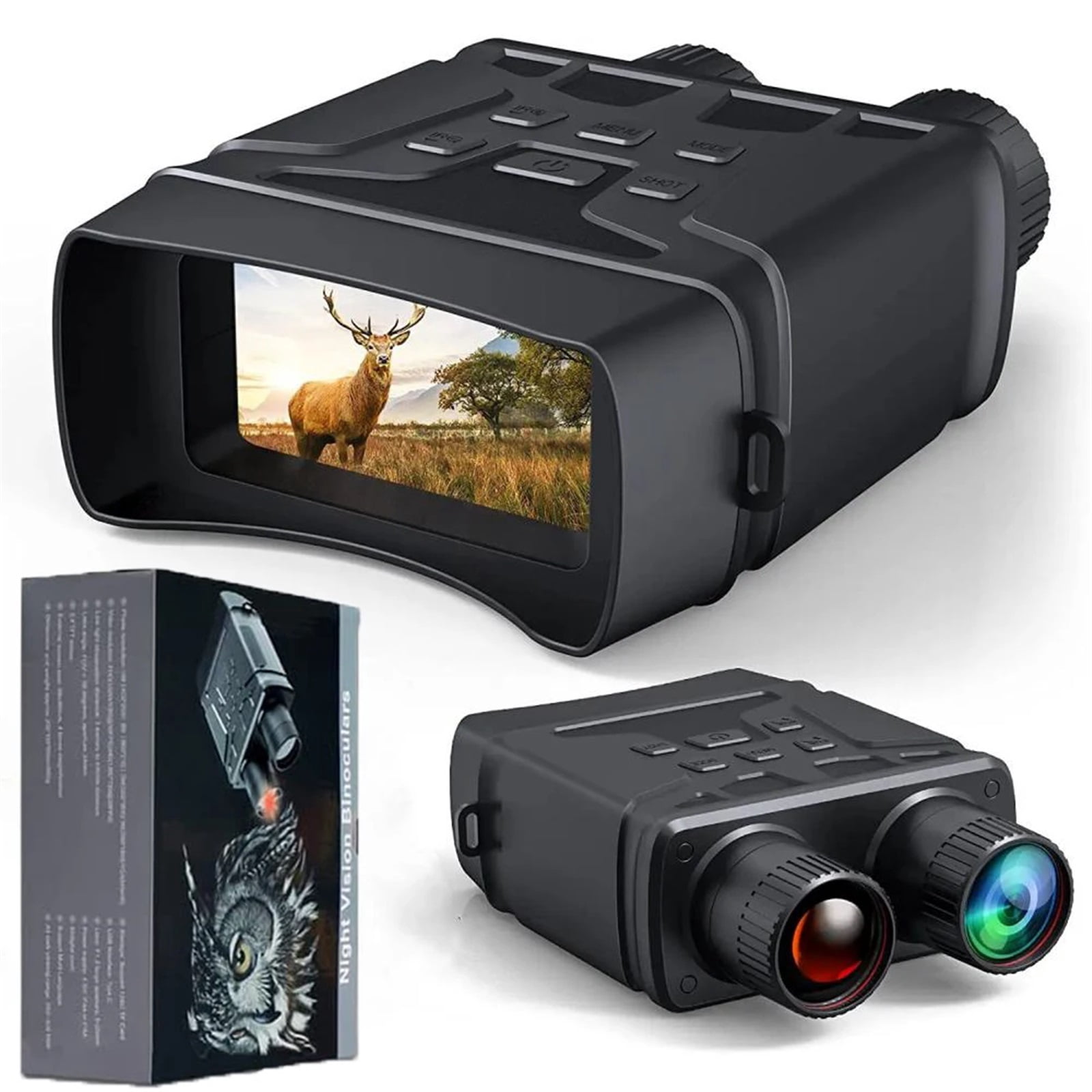1080p FHD Digital Binoculars,Night Vision Goggles Day & Night Observation Telescopes Outdoor Travel Camping Surveillance