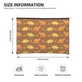 thumbnail image 3 of Cauagu Dinosaurs and Leaves for Tyvek Makeup Bag,Reusable Travel Cosmetic Bag Women Organizer Toiletry Bag Birthday,Gifts for Women Girlfriend Mom Teacher 6.5’’*8.9’’, 3 of 7