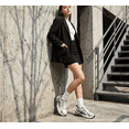thumbnail image 6 of LUCKY STEP Lightweight Air Cushion Sneakers Mesh Running Walking Shoes,Red&Silver,Womens, 6 of 9
