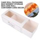 thumbnail image 2 of 10Pcs Cake Roll Packaging Box Dessert Storage Box Cake Roll Container Cake Decor, 2 of 4