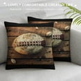 thumbnail image 3 of Rugby Throw Pillow Covers  Rugby Sport Cushion Case for Kids Boys Girls Teens Toddler Print Decorative Pillowcase Sports Theme Home Decor, 3 of 5