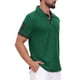 thumbnail image 4 of Camiseta polo de piqué para hombres Inspire Chic para el Día del Padre, con patrón y contraste de color, camiseta de golf, verde, 4 of 6