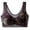 Purple, variant on GXIPO Elle Bloom Bra, Elle Bloom Ice Silk Lace Bra, Foxy Seniors Lacy Bra, Wireless Plus Size Seniors Bras Black 2X-Large