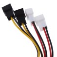 thumbnail image 3 of Ventilador de Refrigeración Sunnimix de 12V SATA de 4 Pines a 4X3 Pines Cable de Alimentación de extensión, 3 of 7