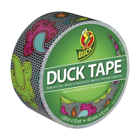Chota Quick Lace - Brand 283045 Printed Duct Tape, Multi-Color Lace, 1.88 Inches x 10 Yards, Single Roll, Make your next quick fix stand out By Duck