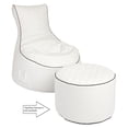 thumbnail image 3 of Sitting Point Swing Modo Tap White Beanbag Chair, 3 of 4