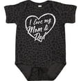 thumbnail image 3 of Inktastic I Love My Mom and Dad in White Chalk Heart Boys or Girls Baby Bodysuit, 3 of 5