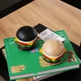 thumbnail image 3 of Burger Shape Rotating Wood Desk Calendar, Wood Color, 3 of 5