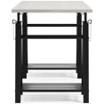 thumbnail image 6 of Signature Design by Ashley Casual Bayflynn Adjustable Height Desk, White, 6 of 8
