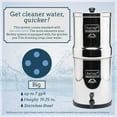 thumbnail image 5 of Big Berkey 2.25 Gal. Water Purifier With 4 Black Berkey Filters, 5 of 7