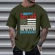 thumbnail image 1 of Tops para hombre, blusas y camisas de cuello redondo y manga corta para hombre, tops casuales de cuello redondo y manga corta con estampados especiales para hombre., 1 of 5