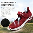 thumbnail image 3 of CHICVOMEY Comfortable Women's Sneakers Lightweight Hook‑and‑Loop Mary Jane Shoes Breathable Mesh Walking Shoes Ideal for Daily Wear & Walking, 3 of 8
