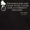 thumbnail image 3 of CafePress - John Muir Quote Tee, The World Is Big Dark T Shirt - Men's Classic Graphic Cotton T-Shirt, 3 of 4