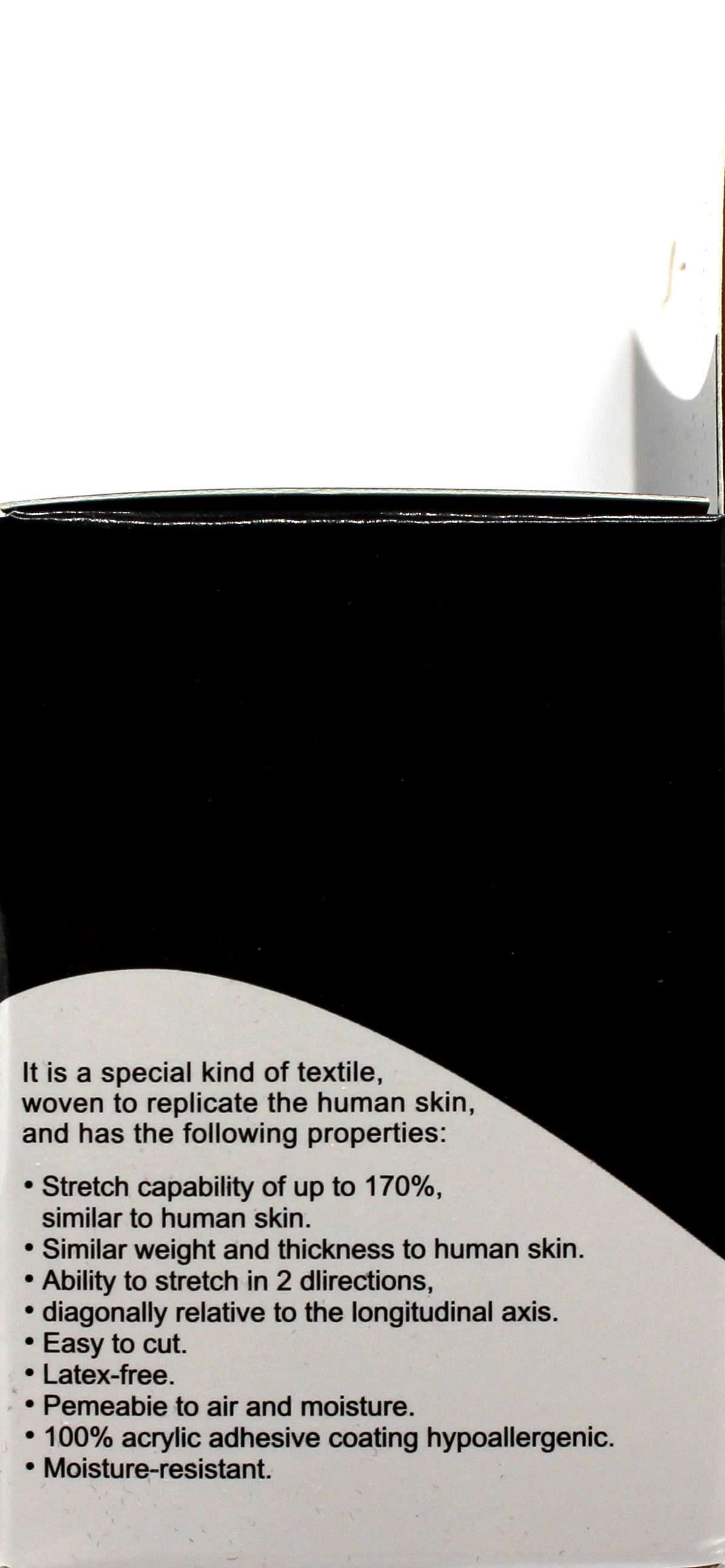 3-Pack, Waterproof Kinesiology Tape 2" x 16.4' for Pain Relief & Muscle Support - Latex-Free Athletic & Therapy Tape (Camo)