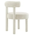thumbnail image 5 of Modway Toulouse Boucle Fabric Dining Chair - Set of 2 in Ivory, 5 of 10