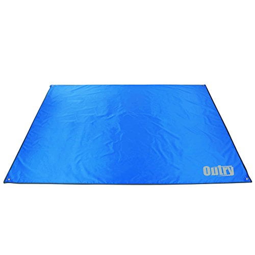Waterproof Tarpaulin Lightweight Ground Sheet Camping Tarp Cover Blue 