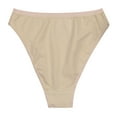 thumbnail image 4 of IEFIEL Kids Little Girls Seamless High Cut Briefs Elastic Ballet Dance Underwear Nude 7-8, 4 of 5
