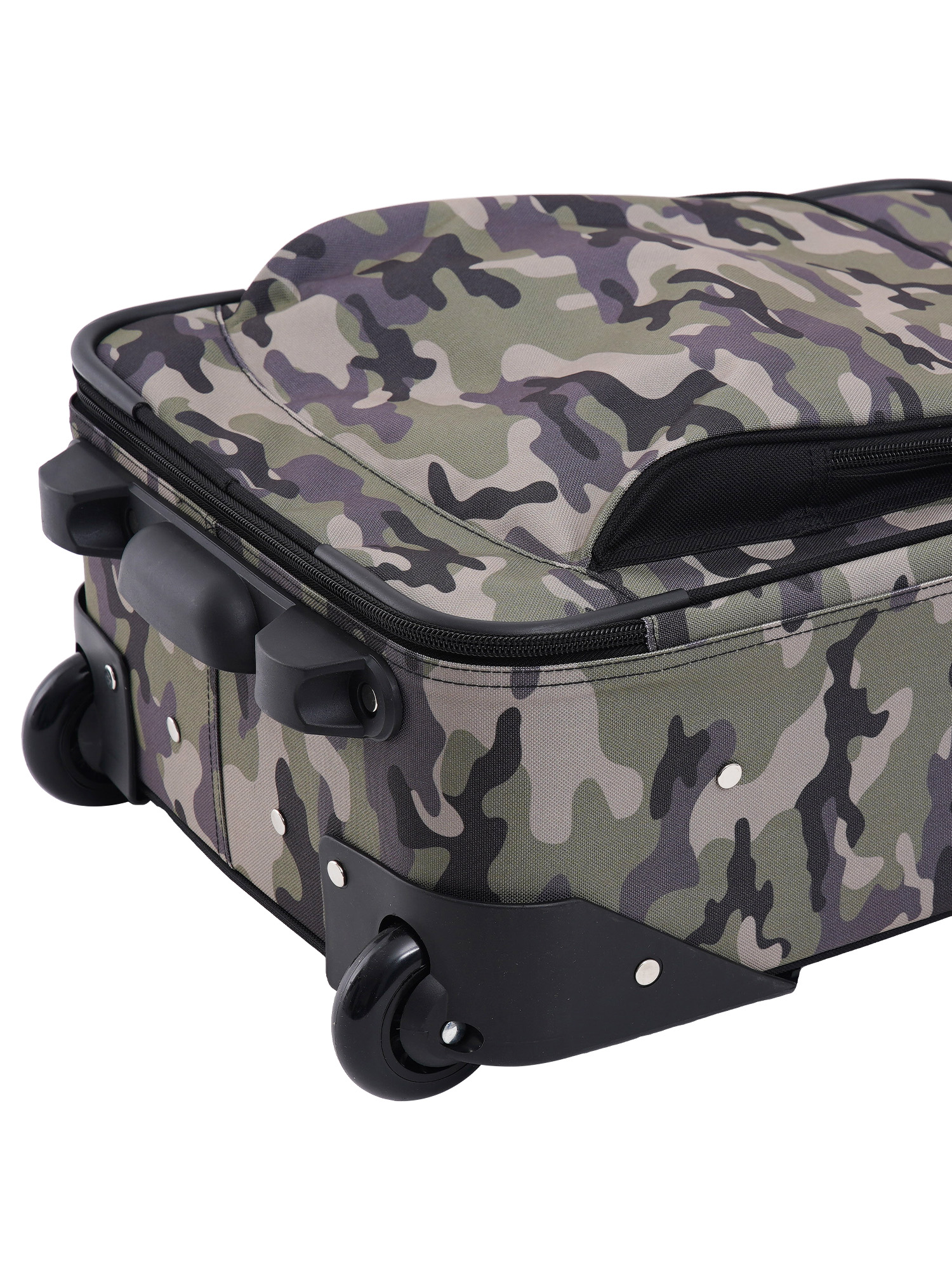 Travelers Club 3 Piece Junior Rolling Luggage Set, Camo photo 8