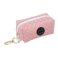 thumbnail image 4 of Distributeur de Sacs à Ordures pour Chien, Porte-Sac à Caca avec Fermeture Éclair Mate Multifonctionnel Portable Grande Capacité Taille de Trou Appropriée pour Extérieur pour Animaux Gris Élégant, Bleu Brume, Sakura, 4 of 8