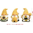 thumbnail image 3 of Hodao 3 PCS Bumble Bee Spring Gnome Figurines Decorations Honey Bee Elf Ornaments World Bee Day Decor Gifts for Home, Porch, Yard, Flower Bed Outdoor Garden Decor Gifts for Women, Mom, 3 of 8