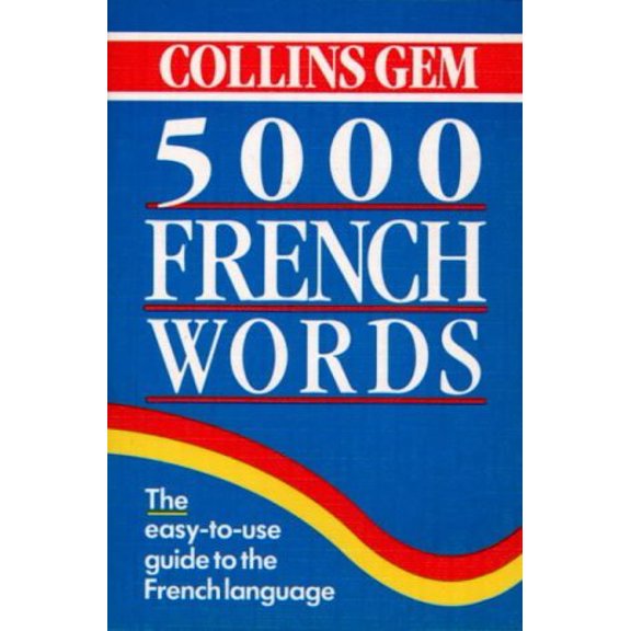 Pre-Owned Collins Gem 5000 French Words (Collins Gems) (Paperback) 0004593235 9780004593234