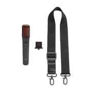JBL PartyBox On-The-Go 2 - Portable party speaker with one wireless digital mic, handle and a shoulder strap, Dynamic lightshow, Up to 15 hours playtime, Splash proof & Auracast™ (Black)