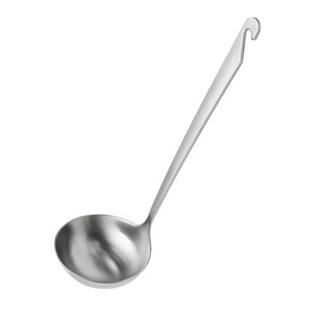 

HOMEMAXS 1Pc Stainless Steel Kitchen Soup Cooking Spoon Hot Pot Long Handle Ladle Spoon
