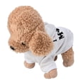 thumbnail image 4 of Small Pet Dog Clothes Chihuahua Clothes Boy Winter Fashion Puppy Cotton Blend T-Shirt Apparel Dog Cat Clothes Teacup Dog Clothes Boy Dog Clothes for Small Dogs Boy Dog Dog Clothes for Lar, 4 of 5