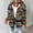 A_ Brown, variant on Olyvenn Hoodies for Women Fashion Rainbow Striped Cardigan Sweater Casual Long Sleeve Zip Up Hooded Jacket Fall Outfits Coat Brown XXXL