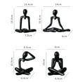 thumbnail image 6 of Joernso Abstract Man Figurine Sitting Men Statue Sculpture Home Office Living Room Desktop Decoration Ornament Christmas Birthday Gift, 6 of 8