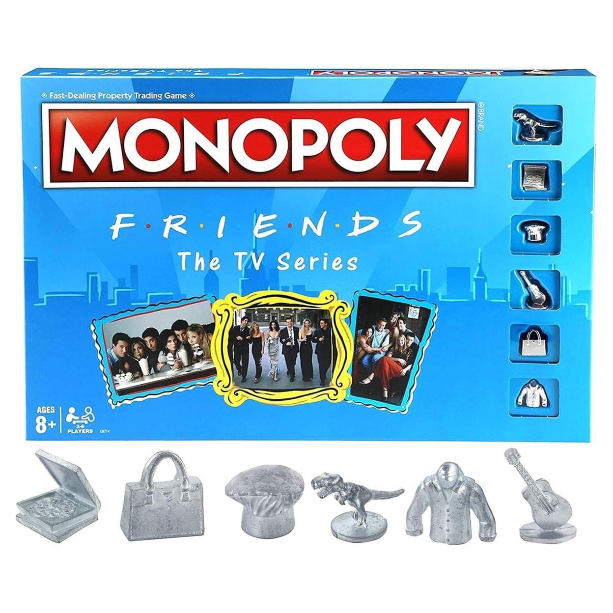 USAOPOLY The Big Bang Theory Monopoly Board Game - Collector's Edition With Custom Tokens & Locations
