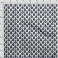 thumbnail image 3 of oneOone Georgette Viscose Medium Blue Fabric Block Craft Projects Decor Fabric Printed By The Yard 42 Inch Wide, 3 of 4