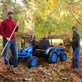 thumbnail image 6 of EastVita Kids Ride on Tractor with Trailer,12V Battery Powered Electric Ride on Car with Remote Control, Bluetooth, Music, USB, LED Lights, Audio, Safety Belt, 35W Dual Motors, Unload Button, 6 of 6