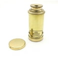thumbnail image 5 of Nautical Brass Spyglass Telescope with Wooden Box, Brass Pirate Brass Telescope, Spyglass Collapsible Monocular Decorative Telescope with Glass Optics for Gift (Polish Finish), 5 of 8