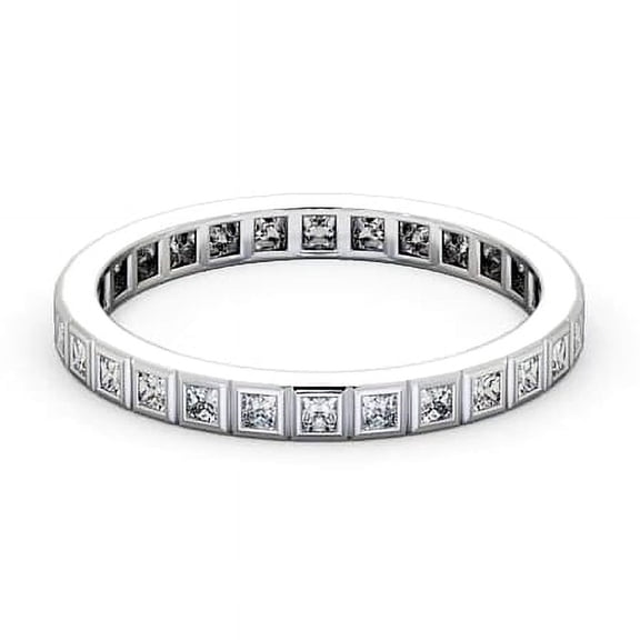 Nerra Jewel 14K White Gold Plated Diamond Ring - Princess Cut Excellent 0.3 Ct Diamond Ring For Women's - Dainty Engagement Wedding Diamond Rings for Women's - Simple Diamond Ring for Her