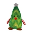 thumbnail image 2 of Muñeca navideña iluminada, decoración navideña adorable, juguete de peluche con luz, muñeca de peluche. Verde, 2 of 9