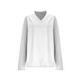 thumbnail image 3 of fatyb Oversized T Shirts for Women Long Sleeve V Neck Loose Soft Tees Womens Casual Plain Basic Tops, 3 of 6