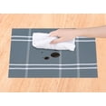 thumbnail image 3 of Unique Bargains Placemat Set of 6 for Dining Table Decor Washable Table Placemat Gray Blue, 3 of 7