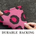 thumbnail image 6 of Black and Pink Leopard Print Washable Non Slip Indoor Door Mat, Decorative Entry Rug for Entrance, Bedroom, Kitchen, Bathroom, 16"x24", 6 of 6