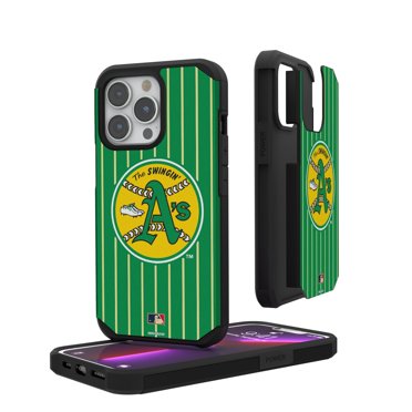 Athletics 1871-81 Logo iPhone Pinstripe Cooperstown Design Rugged Case