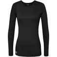 thumbnail image 2 of Sivvan 2 Pack Womens Comfort Long Sleeve T-Shirt/Underscrub Tee - S85002M - BK/MR - 3X, 2 of 5