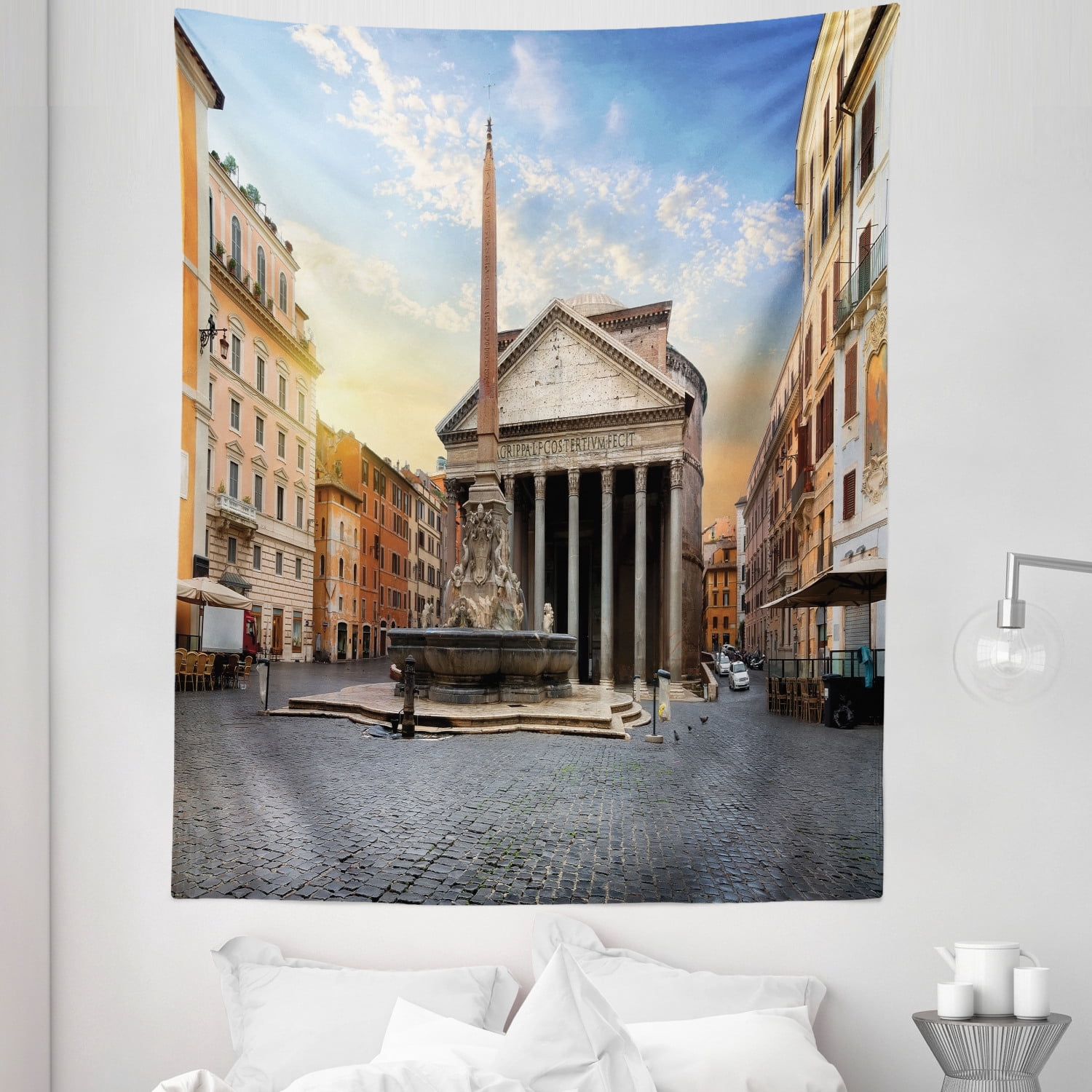 Photo inspiration: Visual Reference: Obelisk Tapestry Traveling Italy Landmarks Picture Of Pantheon And