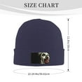 thumbnail image 3 of Terrifier Winter Hats Warm Knit Cuffed Beanie Unisex Skull Knitted Caps Fashion Ski Hat For Men And Women Navy Blue, 3 of 9
