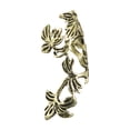 thumbnail image 4 of Pendiente de cartílago con clip para la oreja, pendiente sin perforación, diseño hueco, pendiente con clip para cartílago para mujeres, adolescentes y Bronce Dorado Izquierda Yinane Puños de oreja, 4 of 8