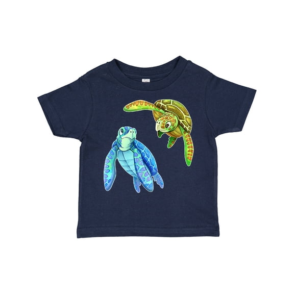 Inktastic Sea Turtles Swimming Together Boys or Girls Toddler T-Shirt