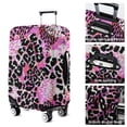 thumbnail image 5 of Pink Leopard Pattern Luggage Cover Fashion Suitcase Cover Baggage Covers Fit 25-28 Inch Luggage (Go Travel), 5 of 5