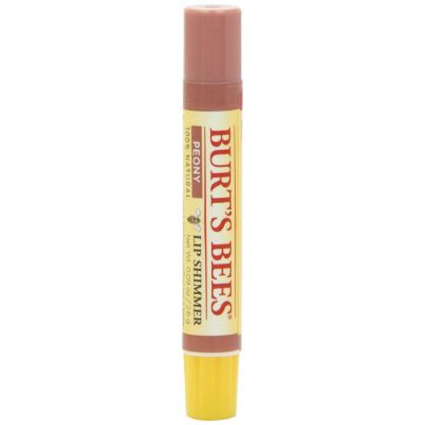 2 Pack Burt's Bees Lip Shimmer, Peony 0.09 oz