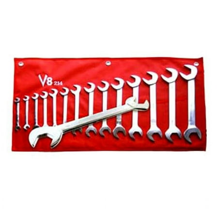 V8 Tools 214 14-Piece SAE Angle Wrench Set