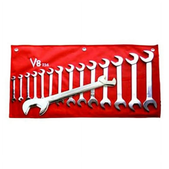 V8 Tools 214 14-Piece SAE Angle Wrench Set